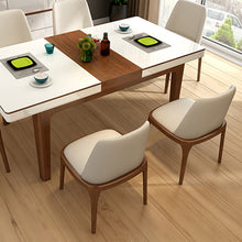 Load image into Gallery viewer, PAMLULU Modern Dining Chair with Wood Legs for Kitchen, Living Room
